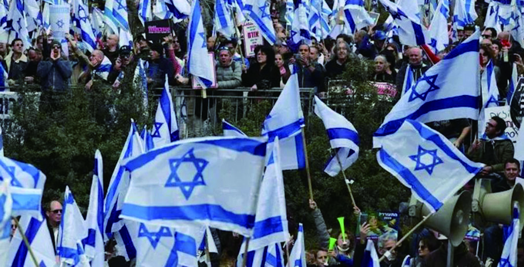 争议法案即将表决，各界吁取消司改，以色列55万人示威